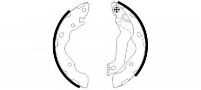 HELLA PAGID 8db355002531 -  Комплект тормозных колодок